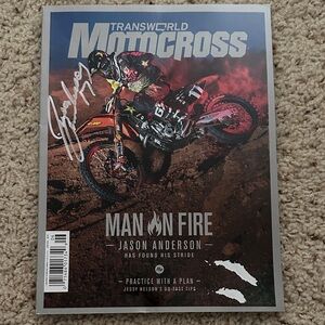 'Man on Fire' Magazine - Jason Anderson Cover (Red)